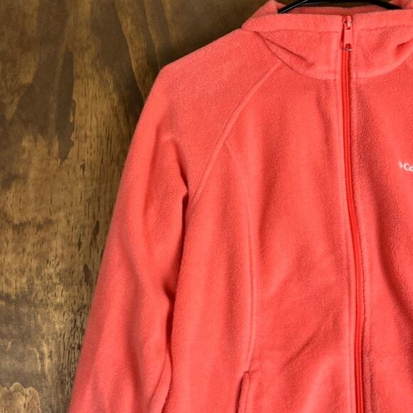 Columbia Womens Jacket Coral Fleece Full Zip Long Sleeve Zipped Pockets M - Picture 4 of 12